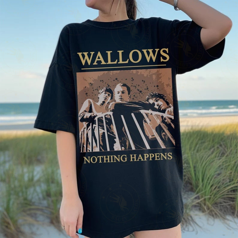 Camiseta Unissex Wallows Nothing Happens Algodão Streetwear Confortável