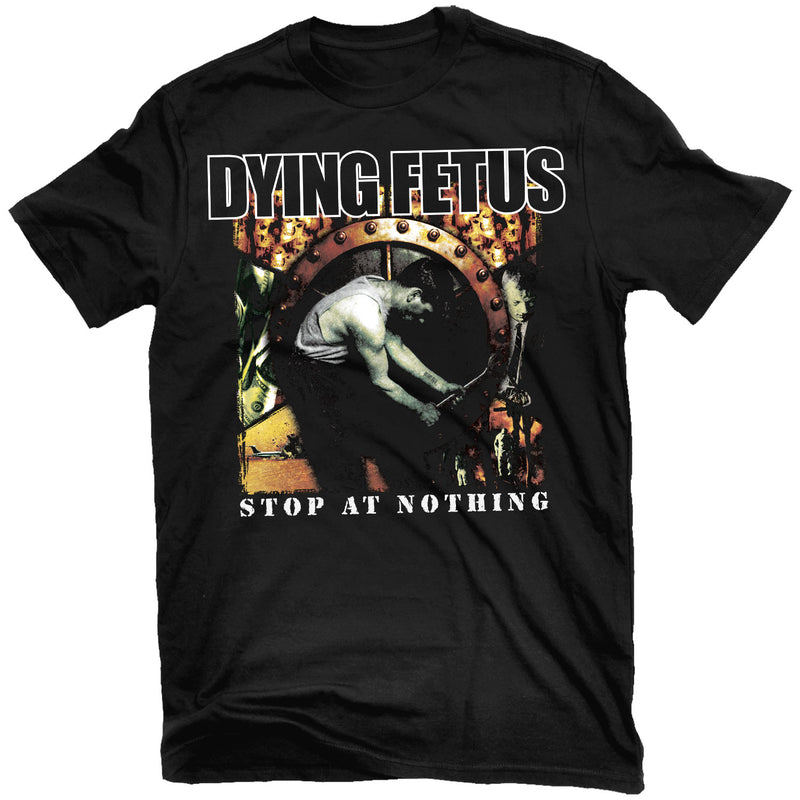 Music.Soul Camiseta Unissex Dying Fetus Estampa Stop at Nothing Confortável Moderna Estilosa Casual