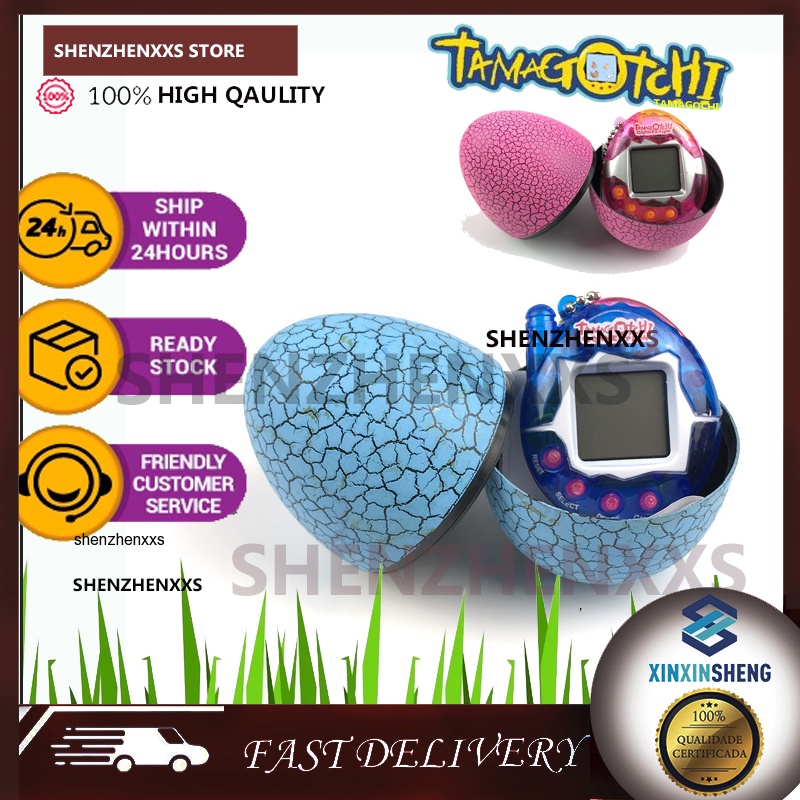 tamagochi Dinossauro Ovos Tumbler Eletrônico Virtual Cyber Digital Animais De Estimação Máquina Portátil Jogo Brinquedo