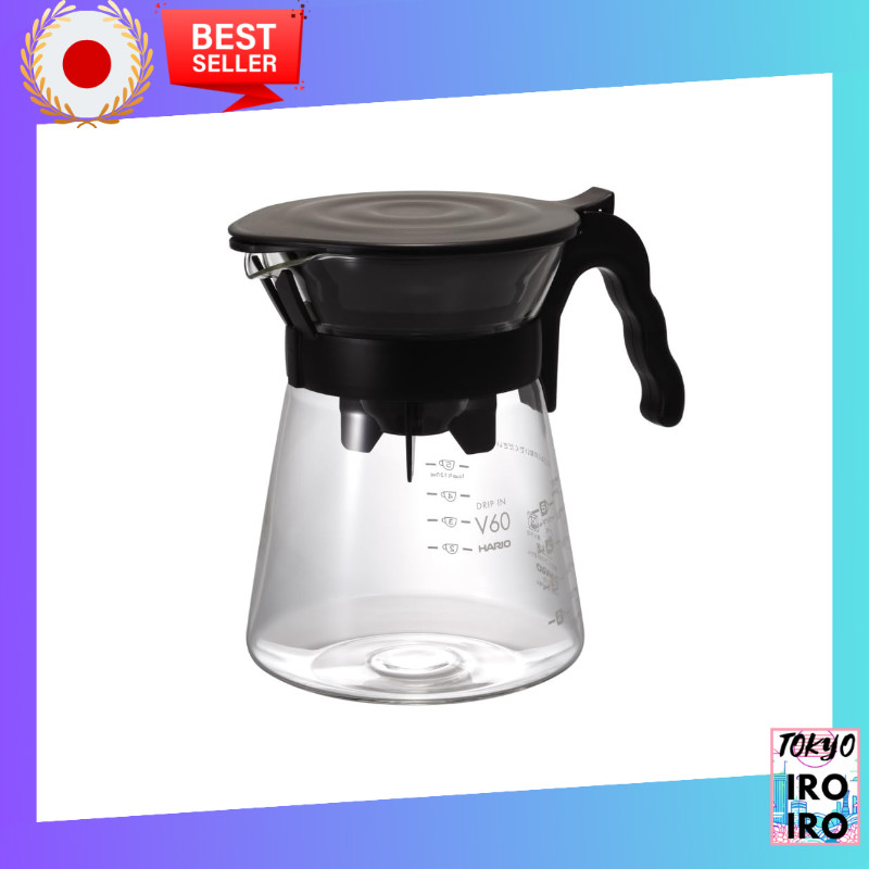 HARIO Coador de Café V60 Drip-In com Jarro para 2 Pessoas VDIR-02-B Produtos japoneses