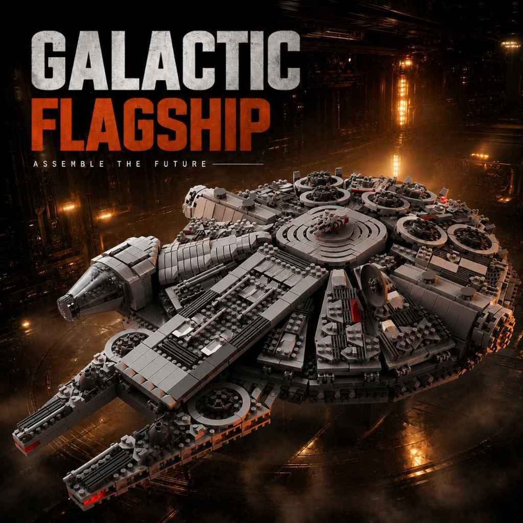 2800 pçs Star Wars Millennium Falcon nave espacial blocos de construção J-Starship montado modelo brinquedo menino prese