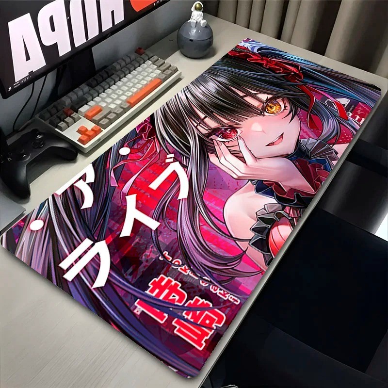 CIFBUY Grande Anime Girls Gaming Mousepad , Tapete De Mesa De Borracha HD Kawaii Cartoon Pad Para PC Laptop Acessórios T
