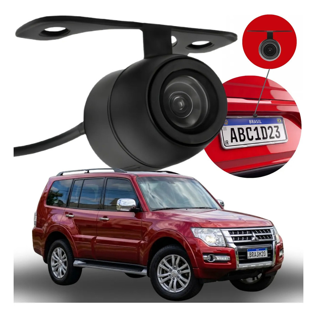 Câmera De Ré Smart Vision Hd Mitsubishi Pajero Full 20072008 2009 2010 2011 2012 2013 2014 2015 2016 2017 2018 2019 2020