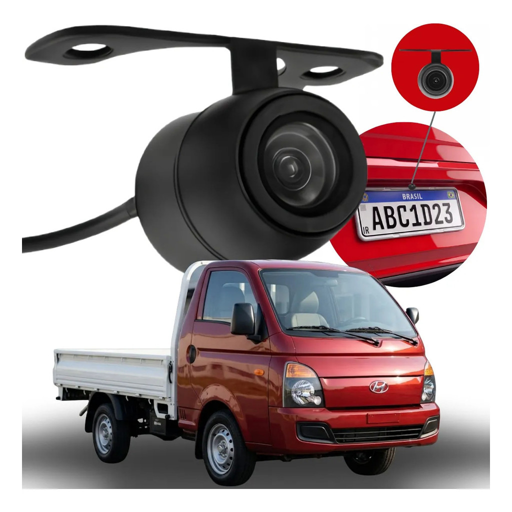 Câmera De Ré Smart Vision Hd Hyundai Hr 2006 2007 2008 2009 2010 2011 2012 2013 2014 2015 2016 2017 2018 2019