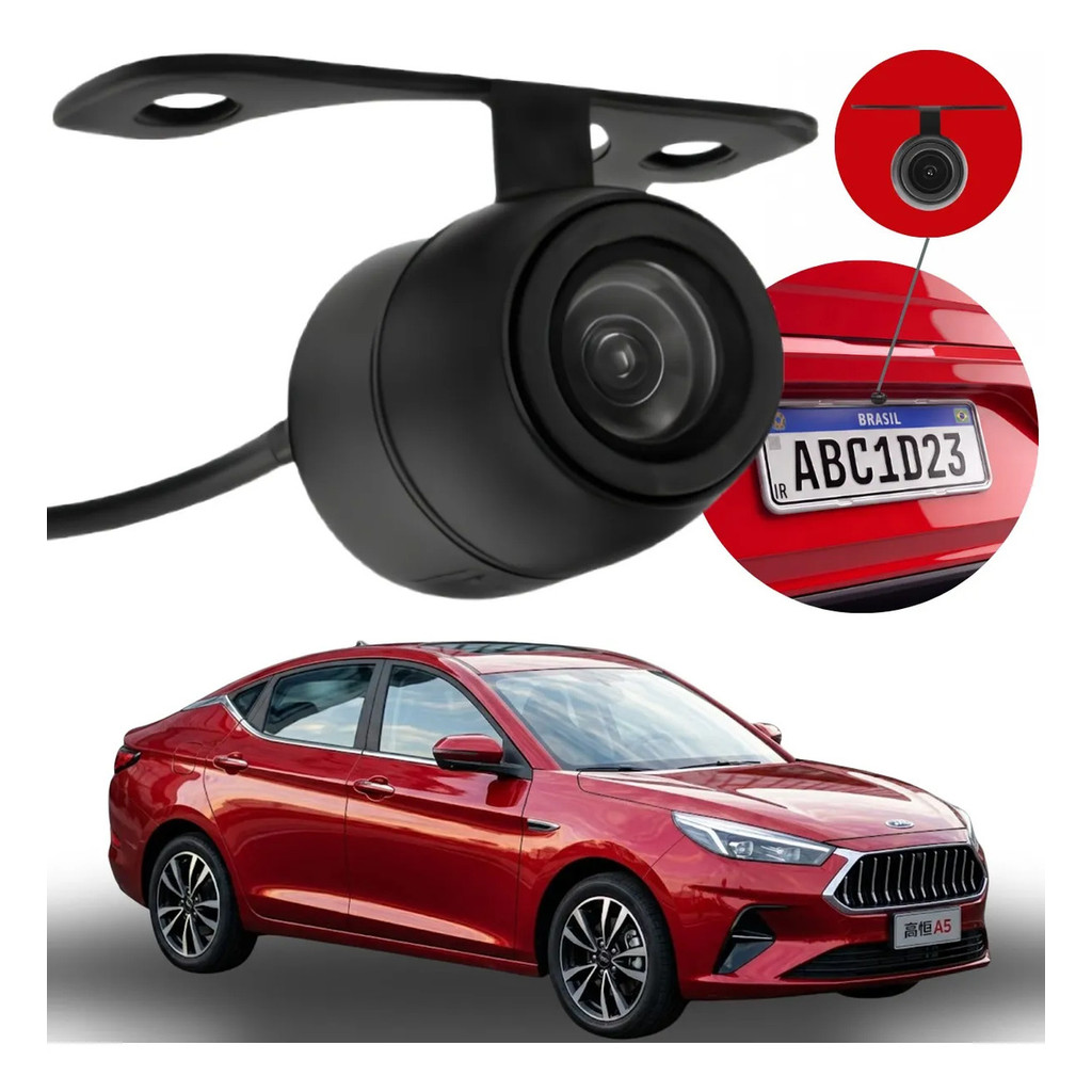 Câmera De Ré Smart Vision Hd Jac J5 2011 2012 2013 2014 2015 2016 2017 2018 2019