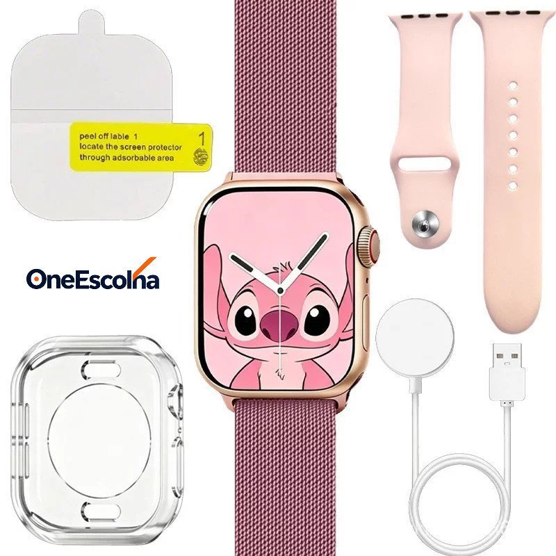 38/45/49mm Smartwatch Original, tela sensível ao toque HD, chamada Bluetooth, iOS & Android, Relógio inteligente Marca