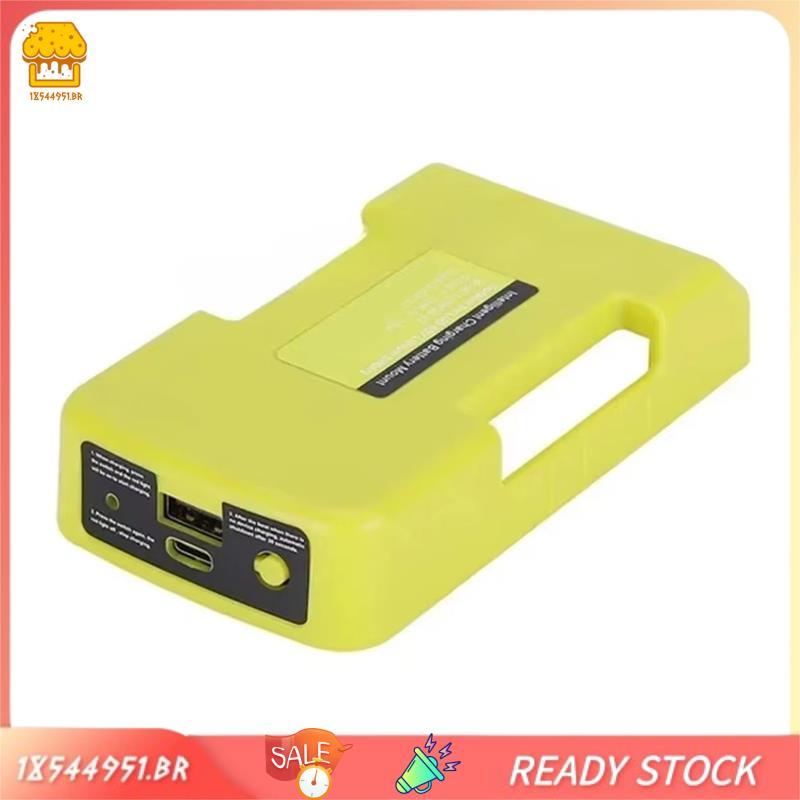 [18544951 . br] Adaptador De Carregador Rápido USB Para/Suporte De Rack De Bateria De Íon-Lítio Greenworks 40V Interface