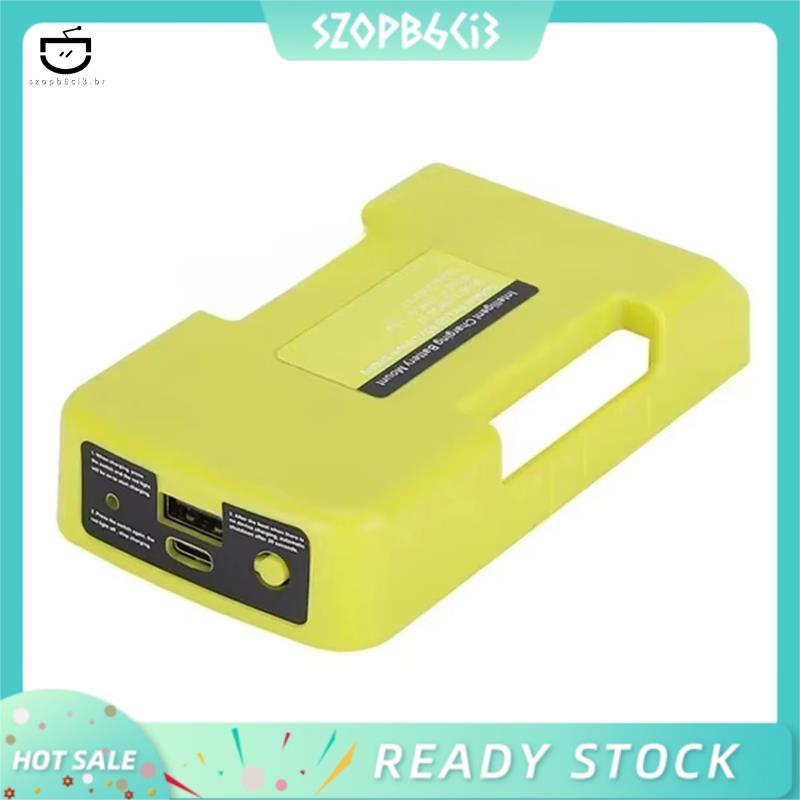 Adaptador De Carregador Rápido USB Para/Suporte De Rack De Bateria De Íon-Lítio Greenworks 40V Interface Tipo C