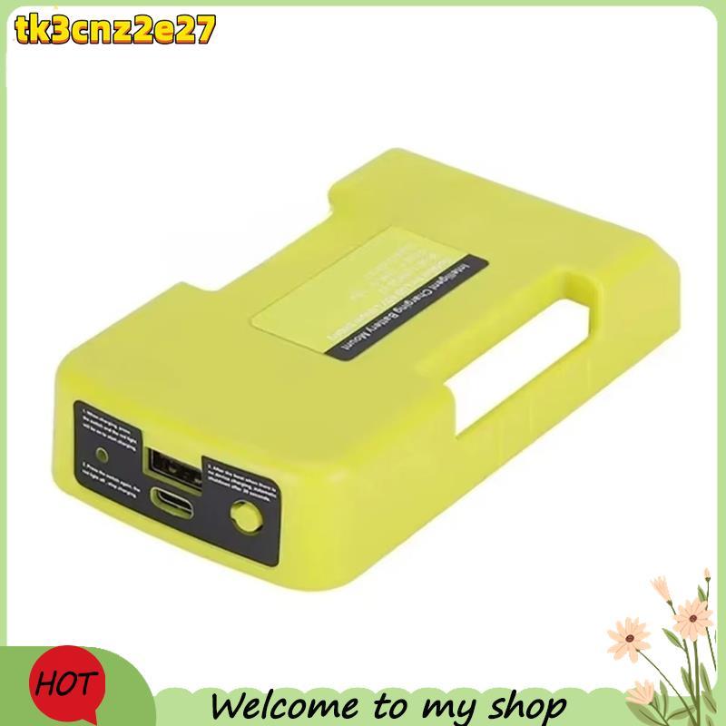 Adaptador De Carregador Rápido USB Para/Suporte De Rack De Bateria De Íon-Lítio Greenworks 40V Interface Tipo C
