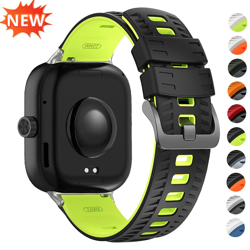 Pulseira De Silicone Para Redmi Watch 6/6 Active lite/5/4 Banda MiBand 10 Pro/9Pro/8 Acessórios