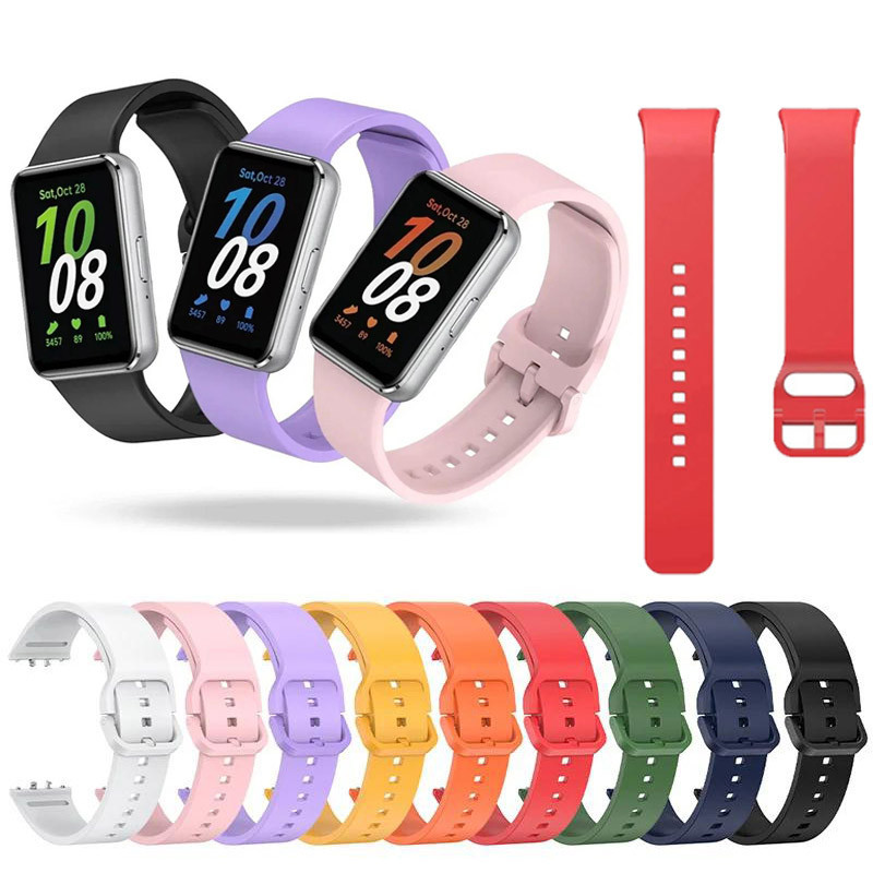 Pulseira De Silicone Macio Para O Samsung Galaxy Fit 3 Watch Bracelet Replacement Sport Watchband Band Acessórios