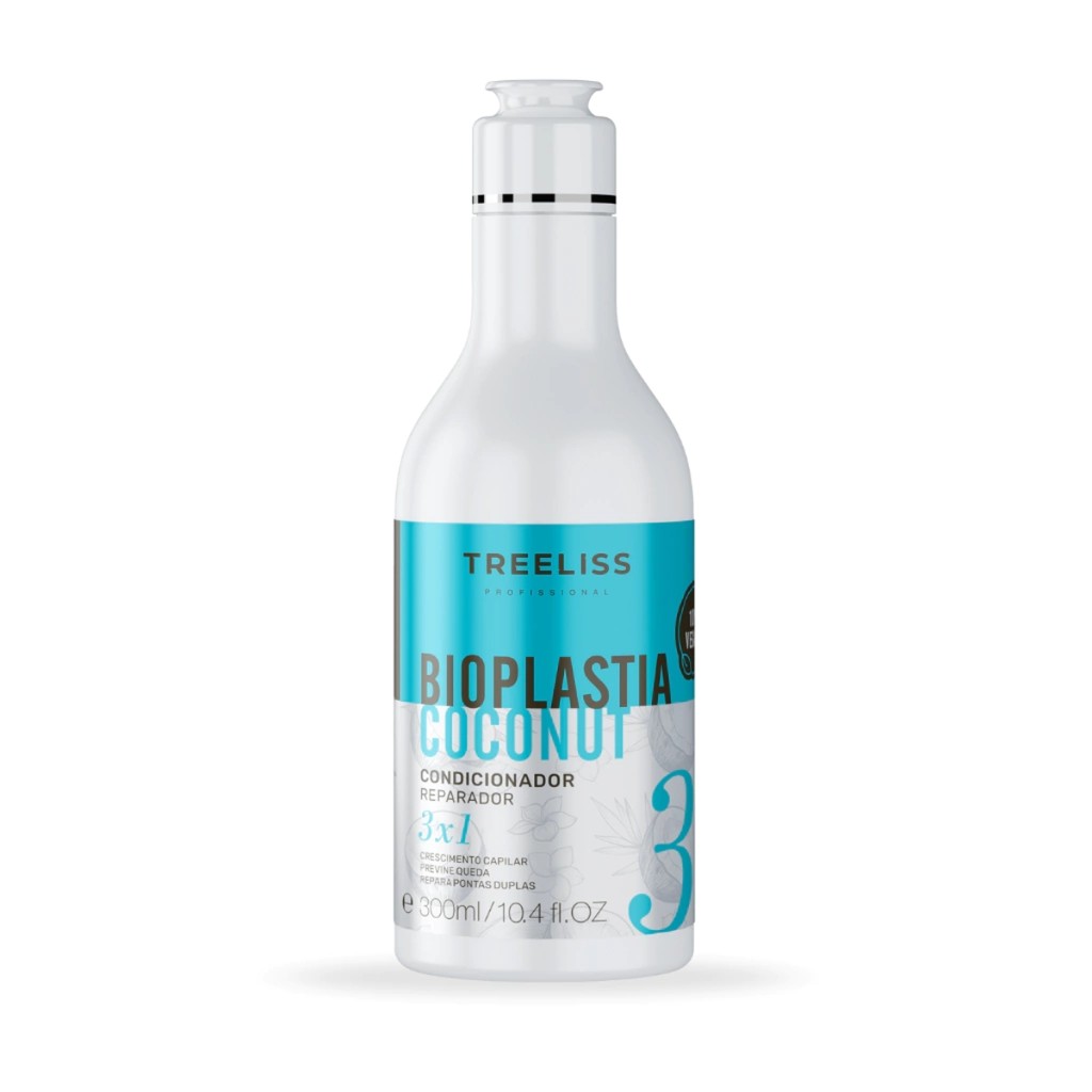 Condicionador Antiqueda Bioplastia Coconut Vegano 300ml - Treeliss Profissional