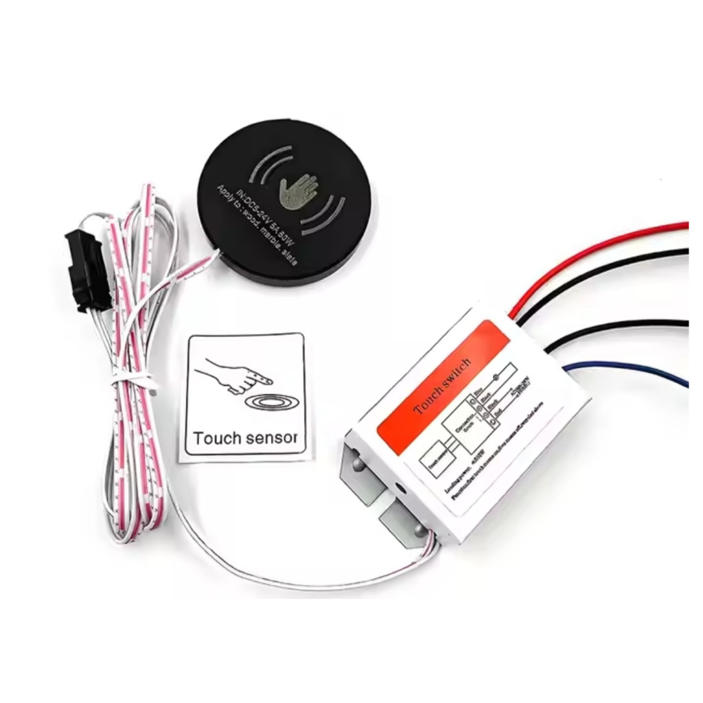 Interruptor Sensor De Toque Para Madeira Led Touch Moveis Marcenaria Dimmer 100w - 300w 110/220v