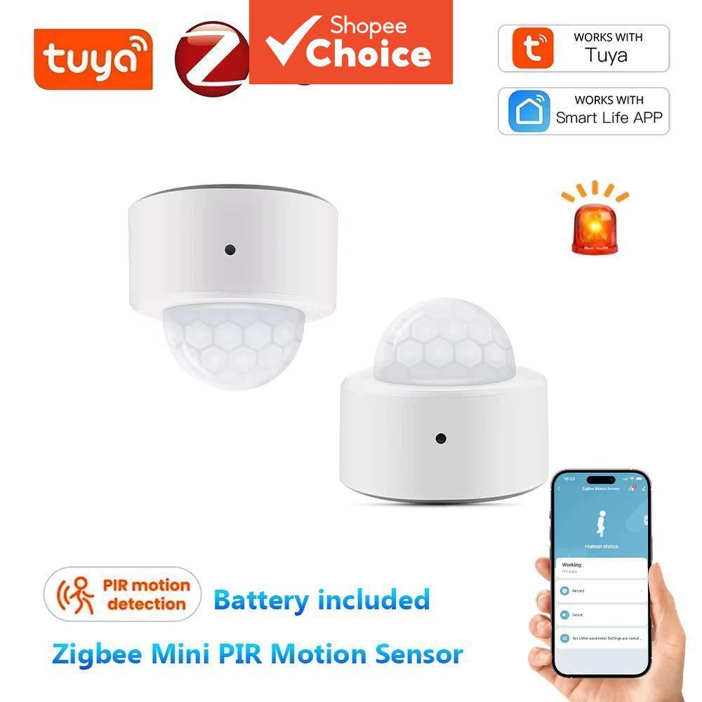 SAIMILI Smart PIR Motion Sensor 3 Unidades Detector De Alarme De Segurança Infravermelho Compatível Com Aplicativo