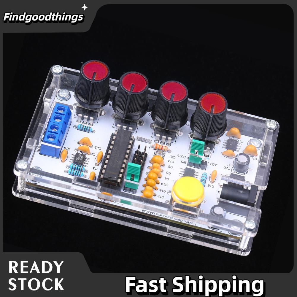 findgoodthings-br MAX038 Kit DIY Gerador de Sinal 1Hz ~ 20MHz Função Amplificador operacional de alta velocidade