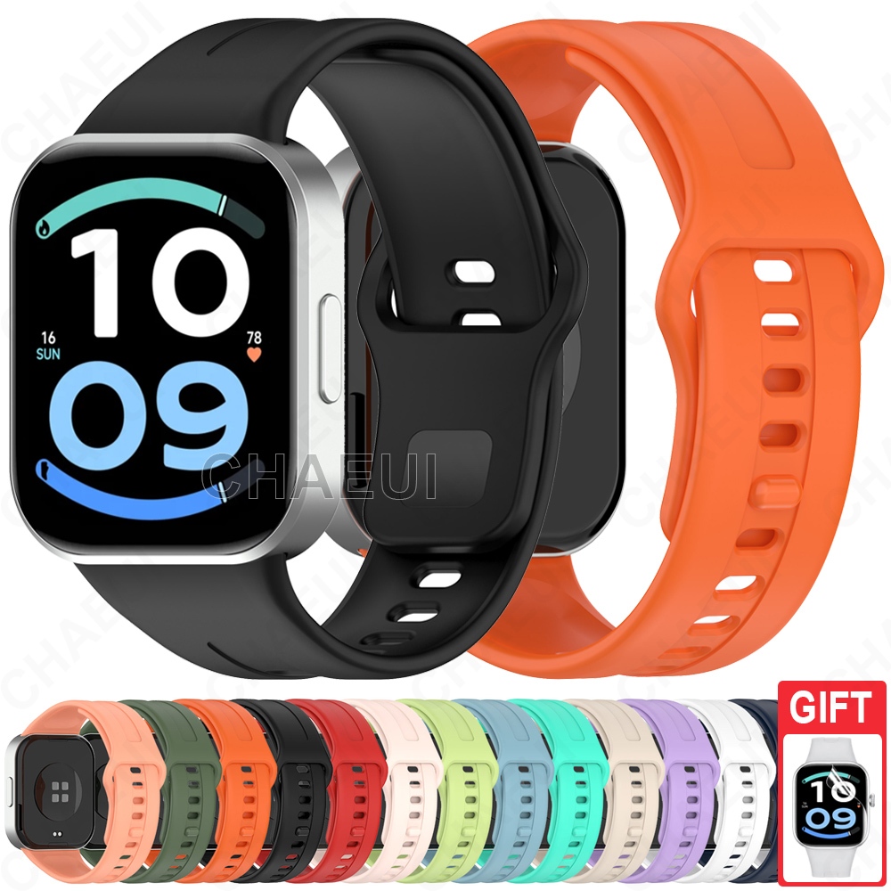 Pulseira De Silicone Banda Loop Esporte Acessórios Para Redmi Watch 6 Active Lite 5 4 / Xiaomi Smart Band 10 9 8 Pro