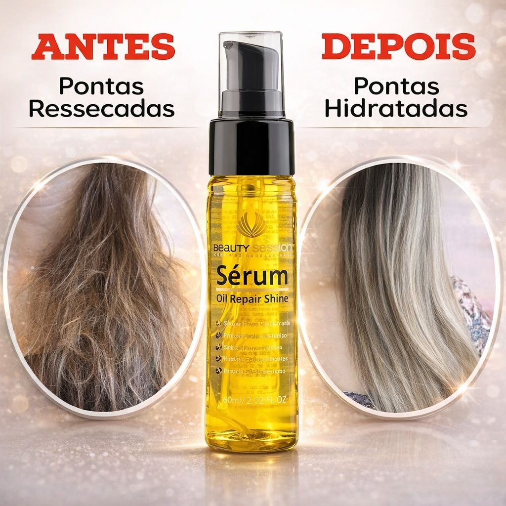 Reparador de pontas Oil Shine Repair 45 ml - Beauty Session Cosmetic Professional