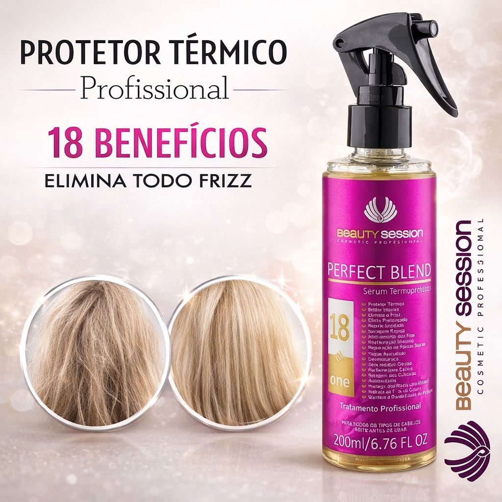 Protetor Térmico Perfect Blend 200 ml - Beauty Session Cosmetic Professional