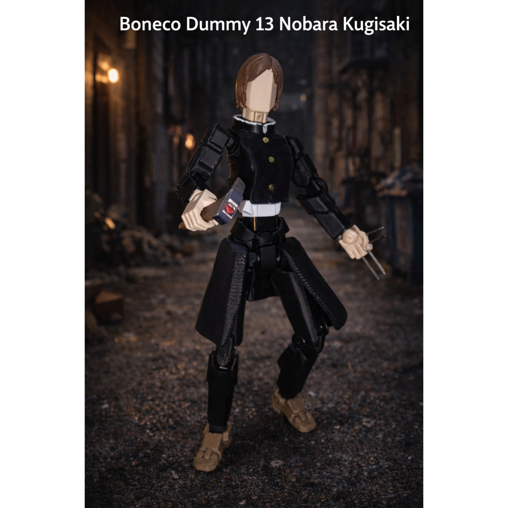 Boneco Dummy 13 Nobara Kugisaki Articulada Jujutsu Kaisen Varias Poses - Impressão 3D