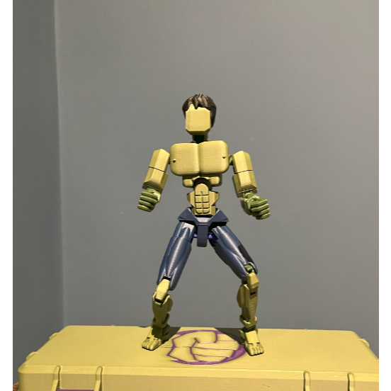 Boneco Dummy 13 Incrivel Hulk Articulado Brinquedo Varias Poses - Impressão 3D