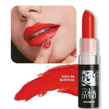 Batom Color Trend Kiss Hidra Avon 3,6g Cor: Spray Pimenta