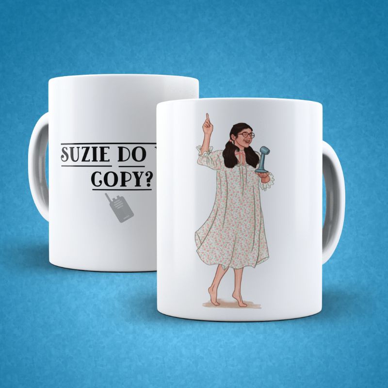 Caneca Stranger Things - Suzie do you copy - 3° temporada (Porcelana)