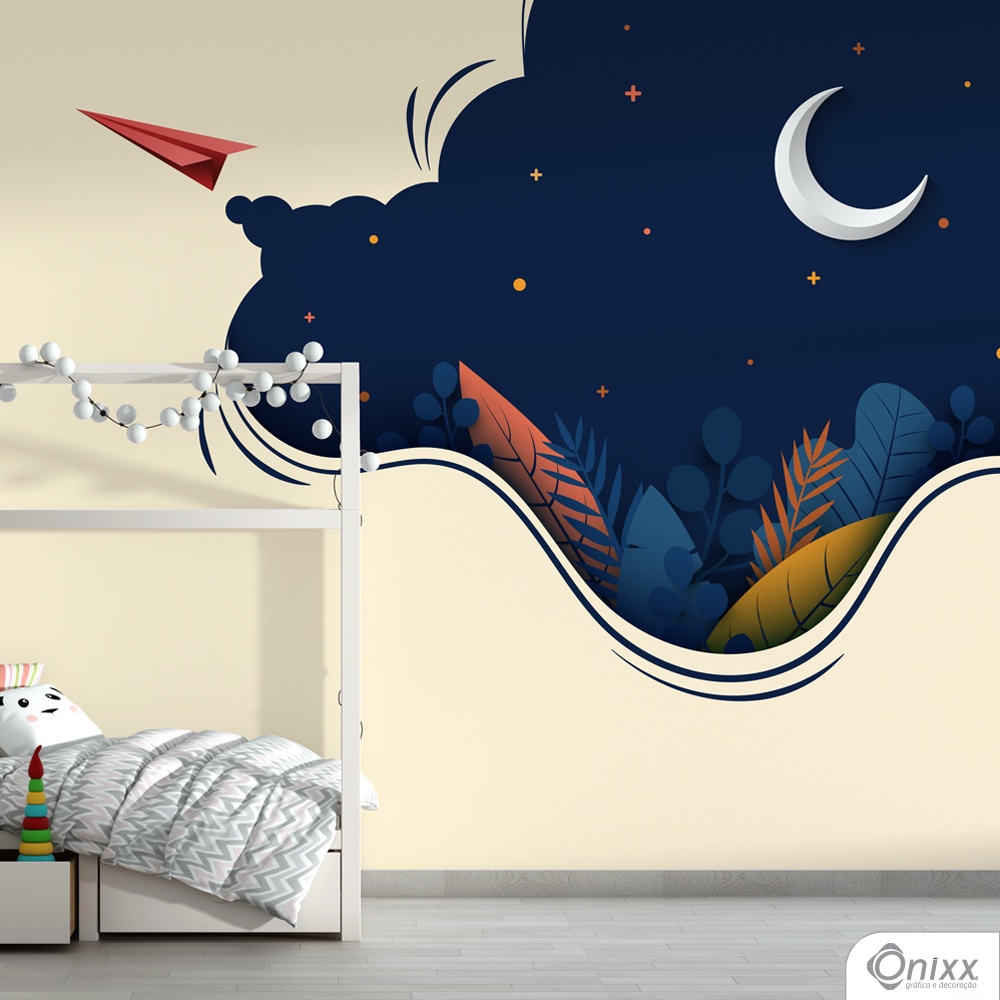 Papel de Parede Adesivo Imaginando o Céu Noturno