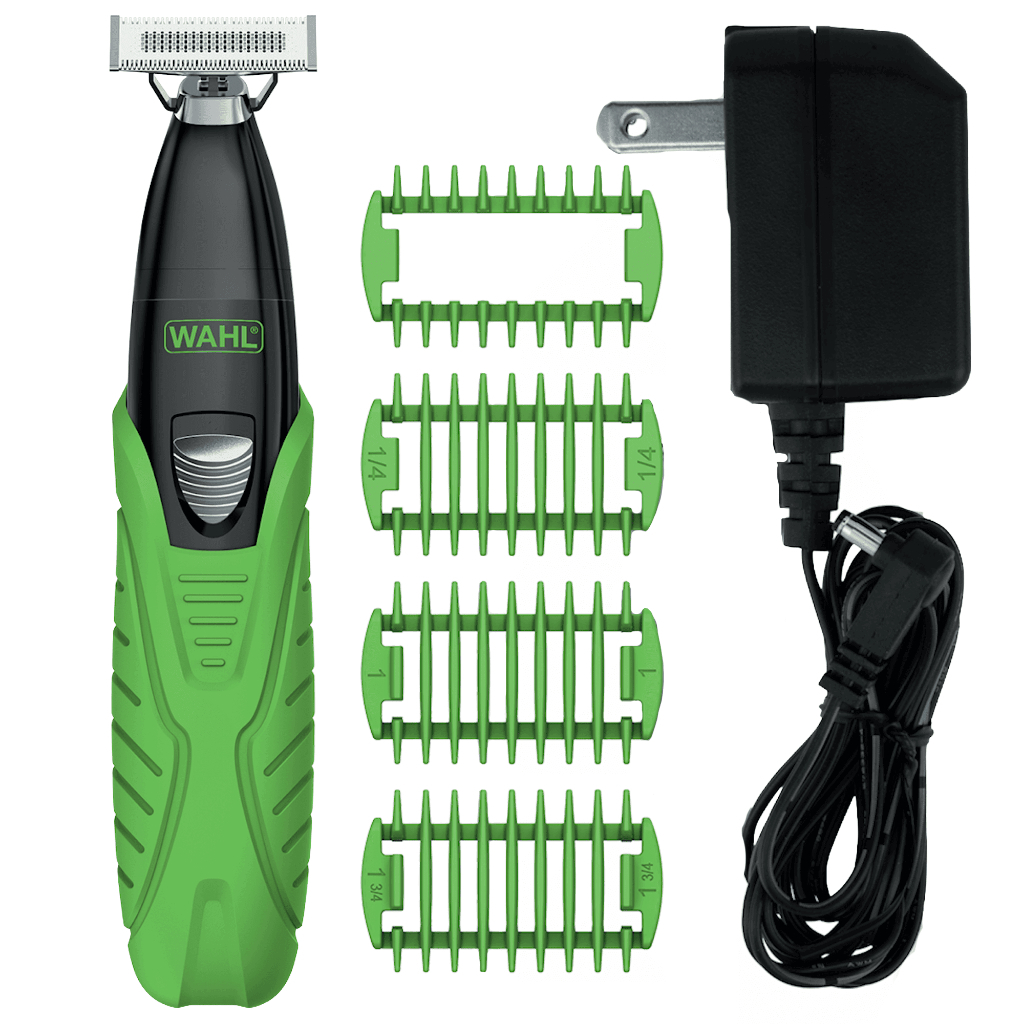 Wahl Aparador de Pelos e Barba Trim Ninja Blade Verde Com Lâmina de Longa Duração e Auto fiável