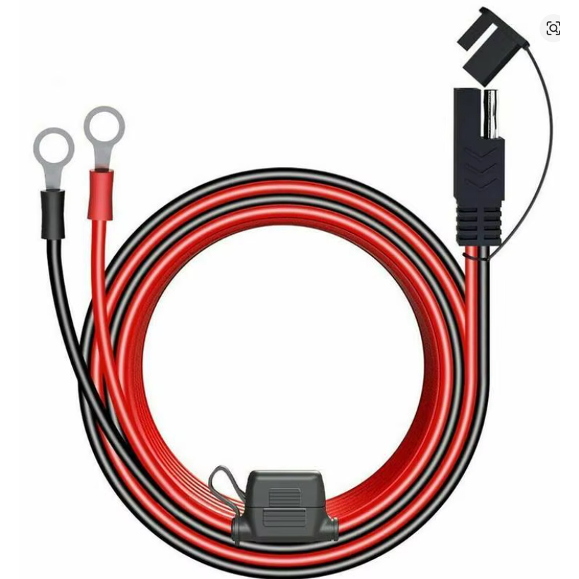 Terminal de bateria da motocicleta SAE Quick Extension Cord, conector para carregador de bateria, mantenedor, 12V
