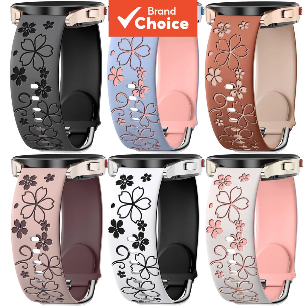 Pulseira Gravada Em Dois Tons Para Galaxy Watch 7 6 5 4 44/40mm/5Pro 45mm/4 6Classic 43 47 42 46mm , 20mm De Substituiçã
