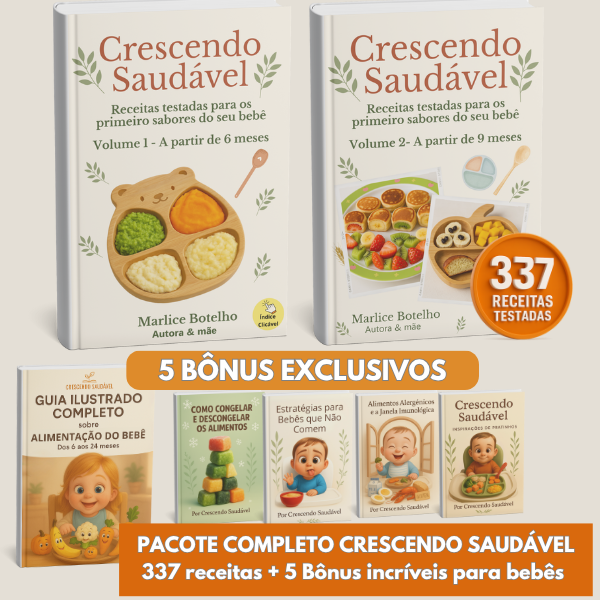 Receitas Para Bebês Crescendo Saudável