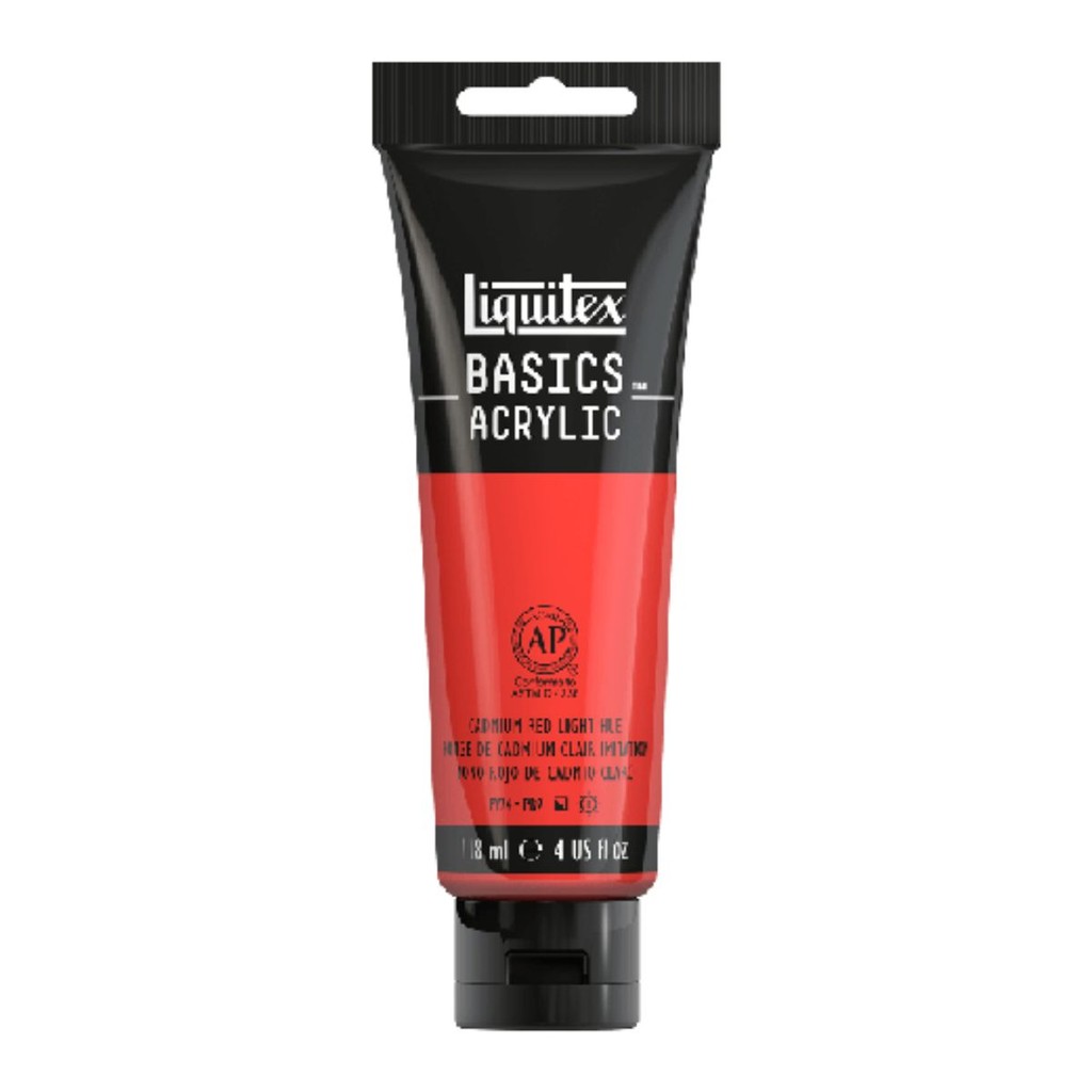 Tinta Acrílica Liquitex Basics 118ml Cadmium Red Light Hue