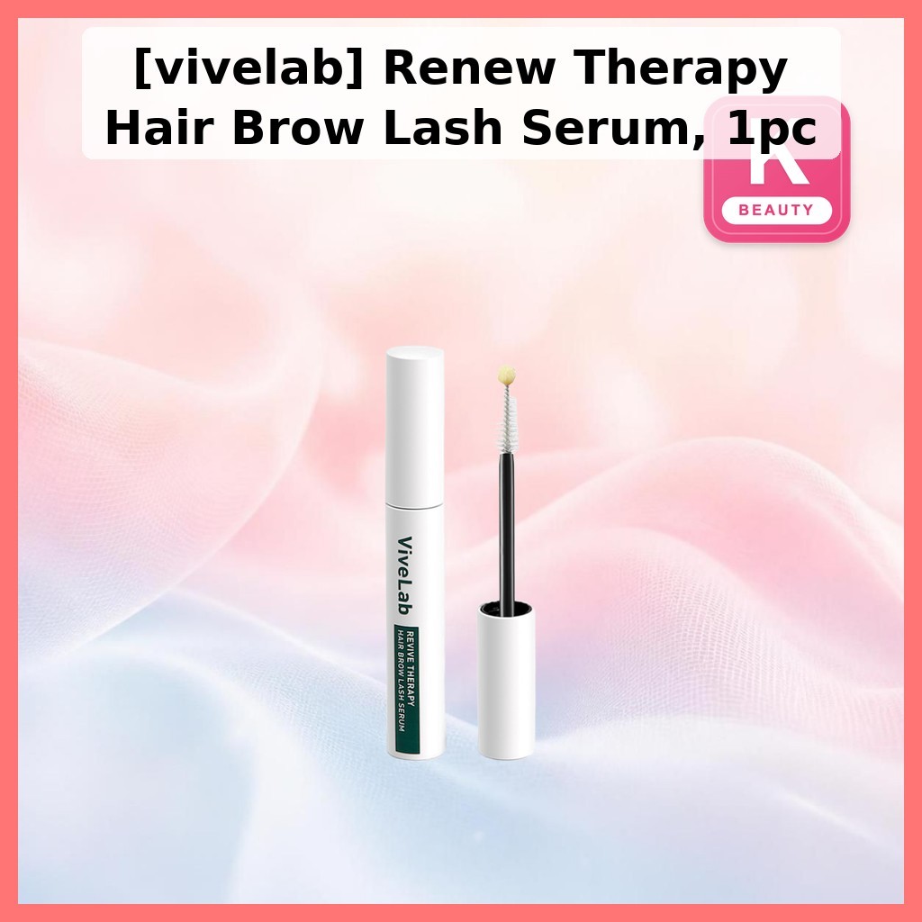 [vivelab] Renew Therapy Hair Brow Lash Serum , 1 Unidade/Soro De Cílios Coreano/Revitalizar Cabelos E Sobrancelhas dear