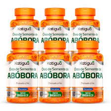 Kit 6x Óleo de semente de abobora 1000mg 60 capsulas Katigua