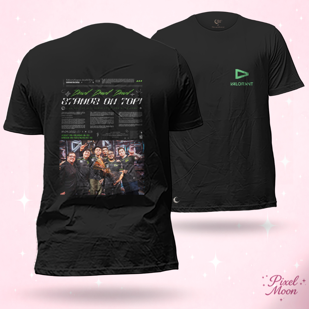 Camiseta LOUD Valorant Champions 2022 Campeão Mundial Esports Gaming