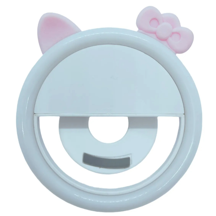 Mini Ring Light Anel Luminoso para Celular com Clip  portátil