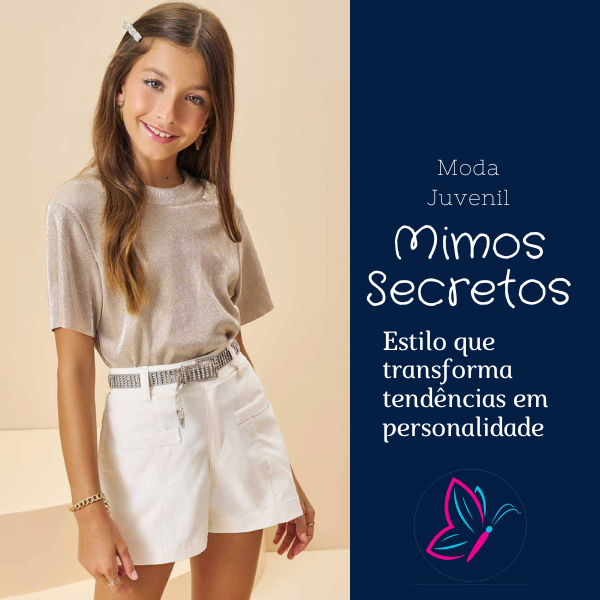 Blusa Boxy em Plissado Dourado 77421 Vic.Vicky