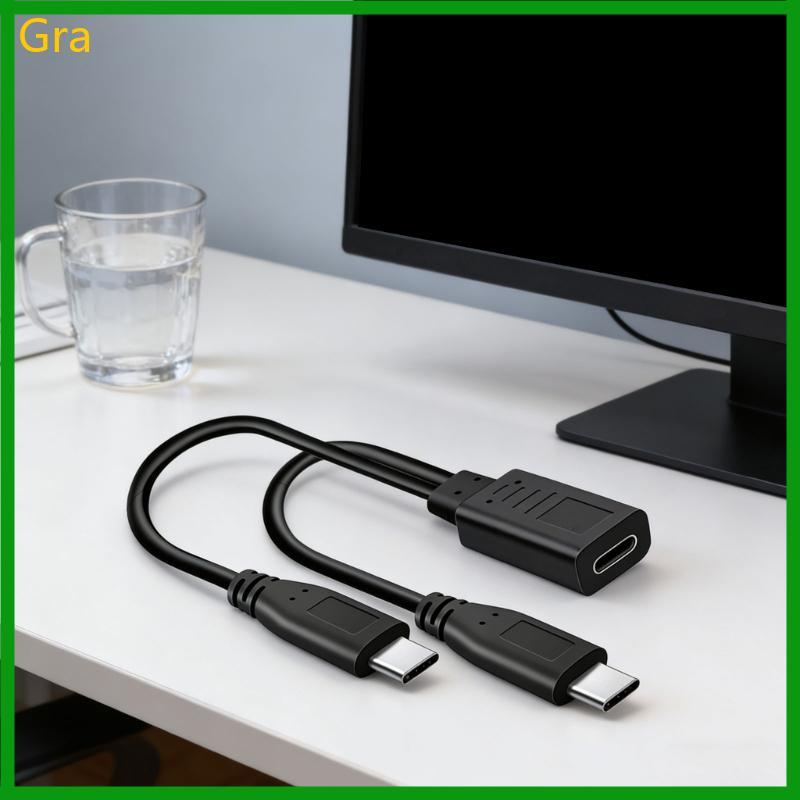 Gra Tipo C Para 2 Y 15W USB Fio Carregamento Rápido Durabilidade Conector Metal Design Compacto 11 81in