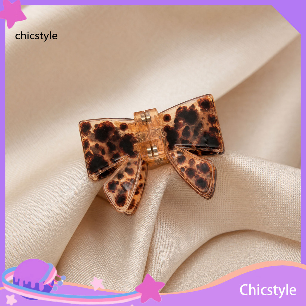 Acetate Hair Clip Durable 4pcs Women’s Clips Set Imitation Claw with Strong Spring Clamp 3d Bow Design Magnetic for We