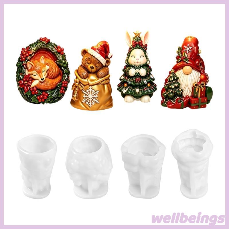 WELL Holiday Making Form Design Flexível Fundição 3D Para Uso Projetos Natal E Detalhes Alívio 1