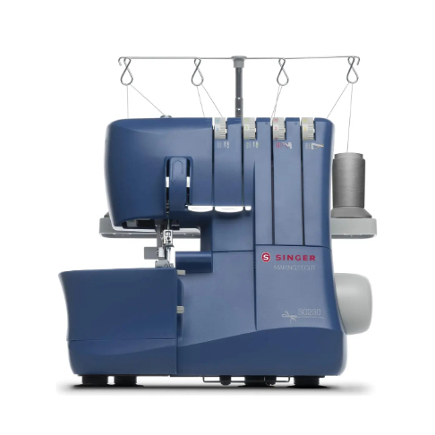 Maquina De Costura Singer Overloque 220v S0235 Making The Cut Azul 100W 1300ppm Braco Livre