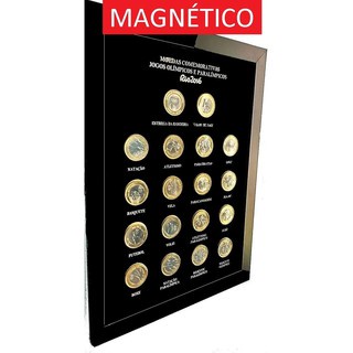 Quadro Magnético Porta Moedas das Olimpiadas Jogos Olimpicos