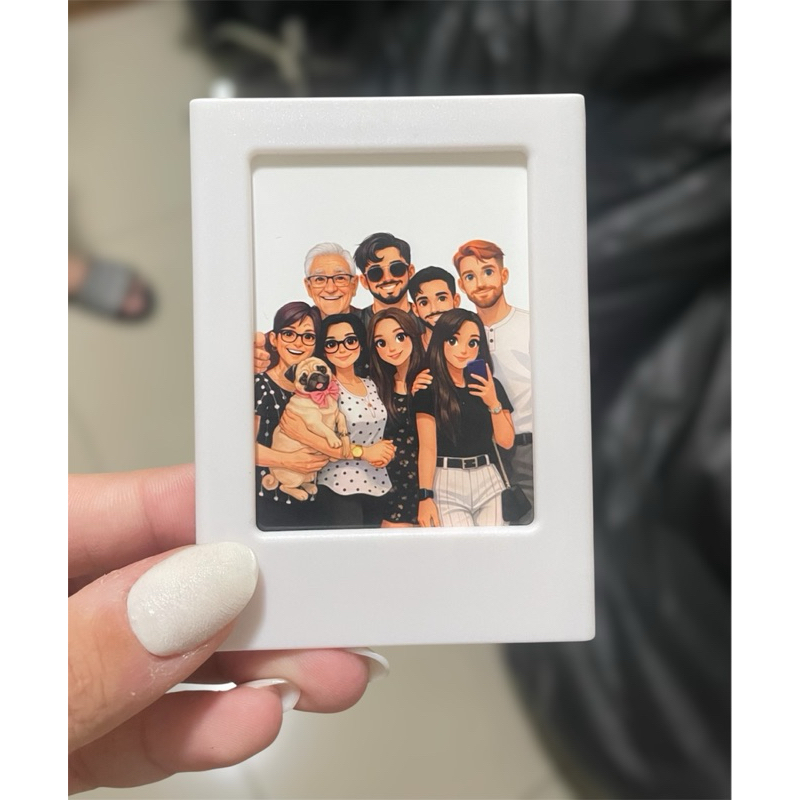 Porta Retrato Magnetico para fotos polaroid/instax | Moldura com Imã para Geladeira
