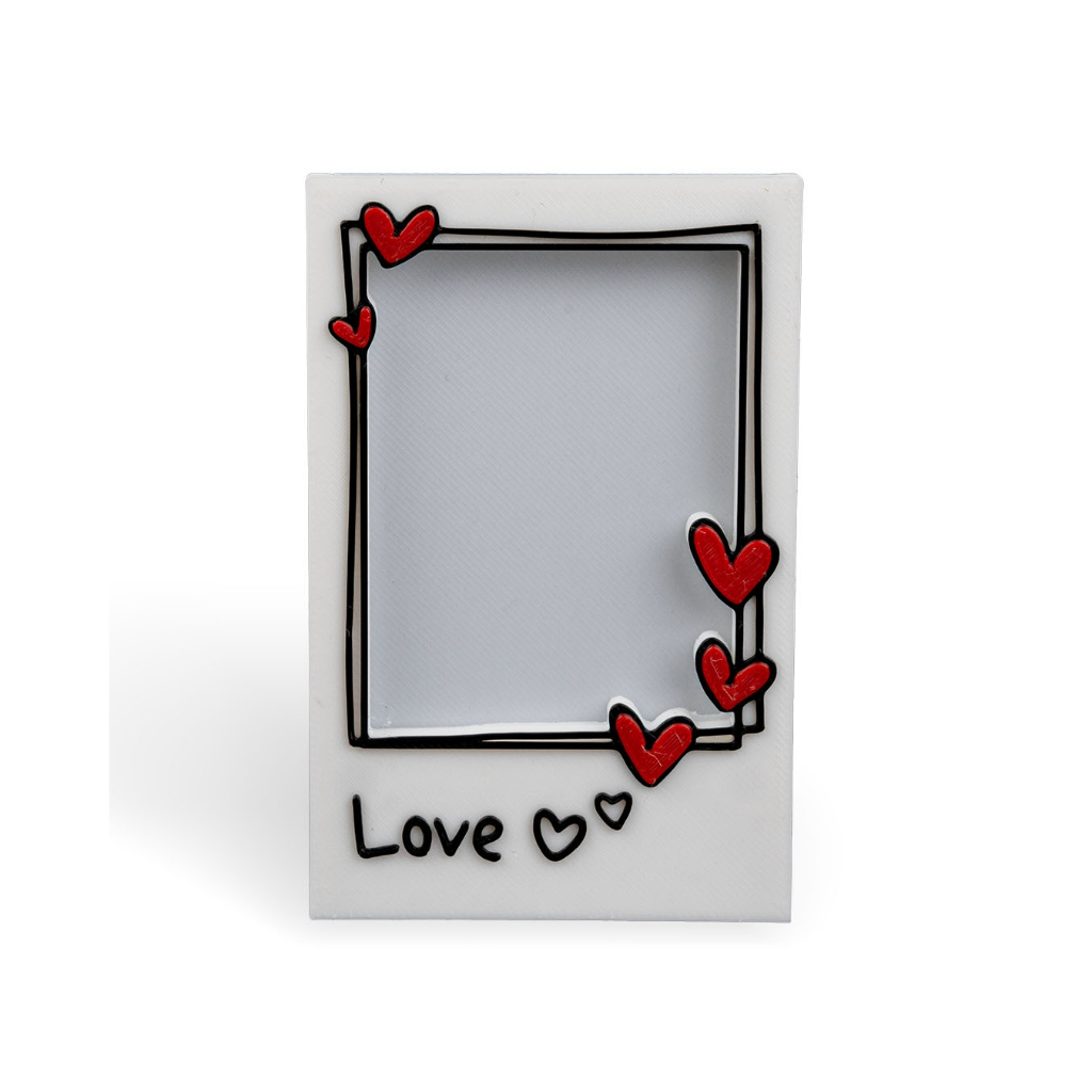 Mini Foto com Porta Retrato Magnético – Moldura Imã Decorativa Presente Dia dos Pais e Namorados