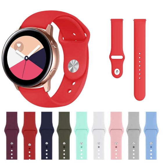 Pulseira de Silicone para smartwath 20mm Amazfit Bip Bip Lite Bip S Gts Pace Colmi Watch 5 20 e 22mm