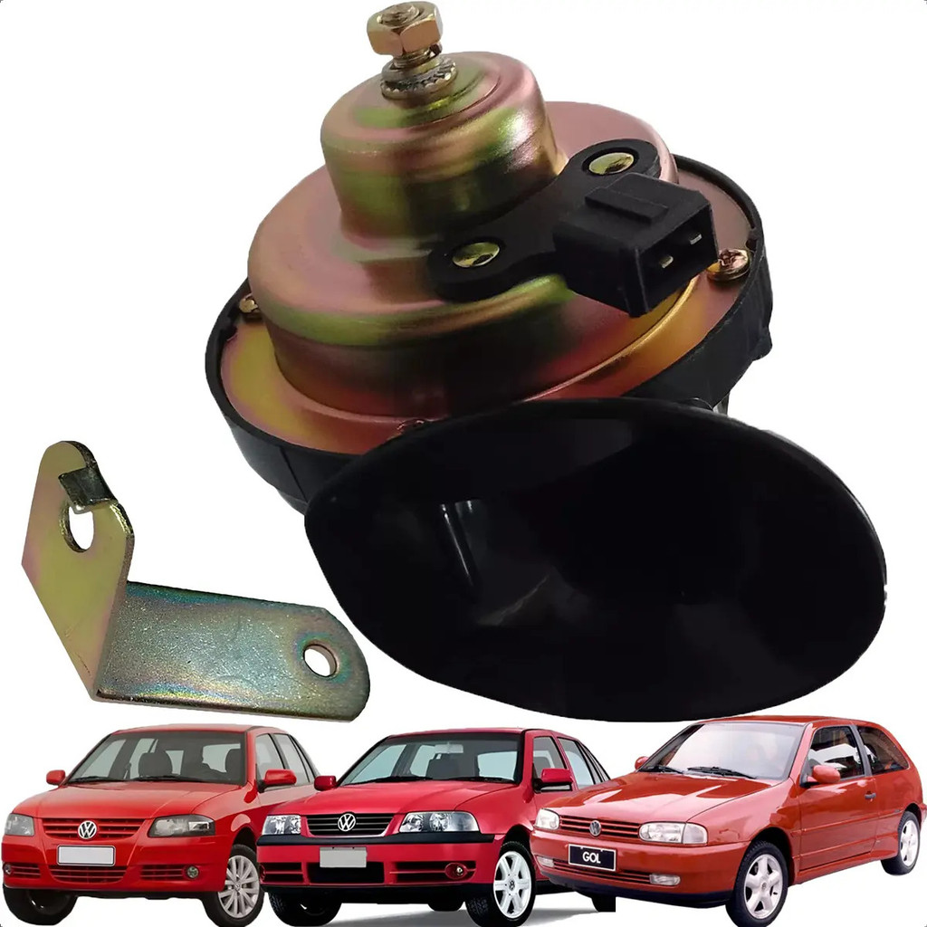 Buzina Gol Parati Saveiro Fox Santana Quantum Plug Original VW