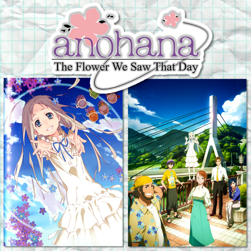 ♡ Poster Anohana The Flower We Saw That Day ♡ Ano Hi Mita Hana no Namae o Bokutachi wa Mada Shiranai ♡ A4 Adesivo ♡