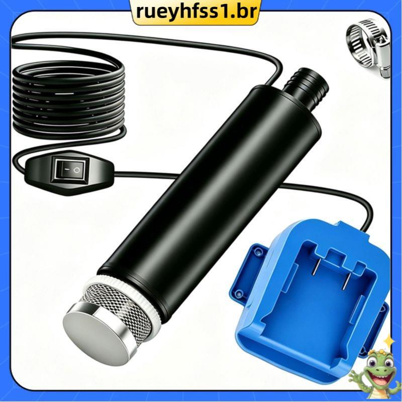 Bomba De Água Submersível Sem Fio Com Bateria De Íon-Lítio 24V Para Irrigação , Piscina E Bombeamento De Lago
