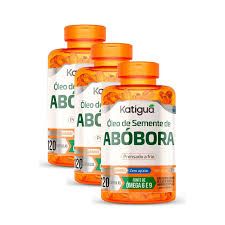 Óleo De Semente De Abóbora 1000mg 3 X 60 Cápsulas - Katigua Sem Sabor
