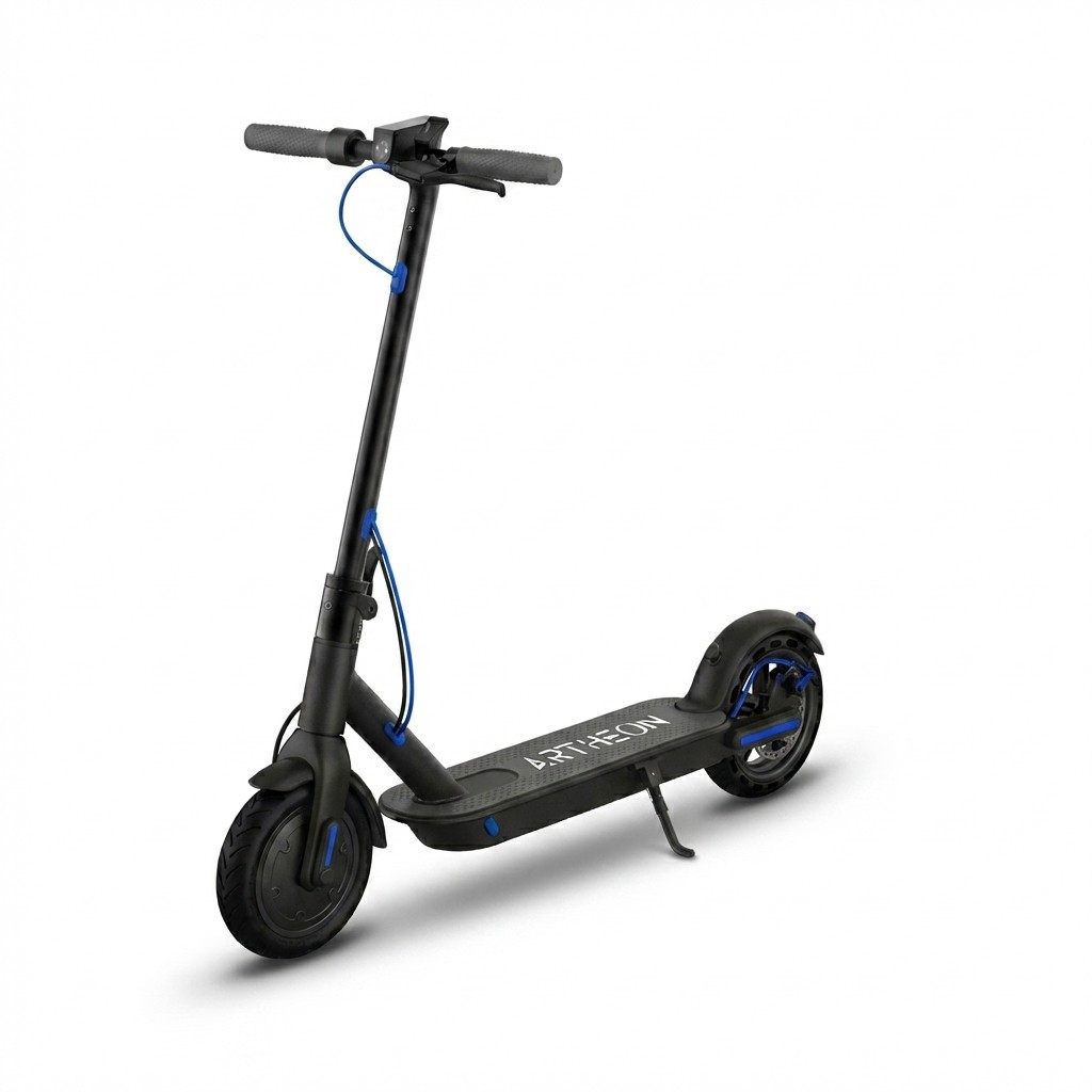 Patinete Elétrico Artheon Pulse 350W Bateria 10400mAh Dobrável Bluetooth LED Autonomia 35km